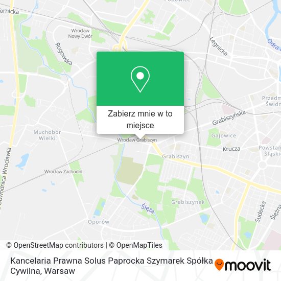 Mapa Kancelaria Prawna Solus Paprocka Szymarek Spółka Cywilna
