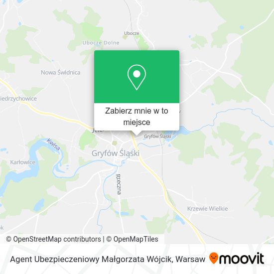 Mapa Agent Ubezpieczeniowy Małgorzata Wójcik