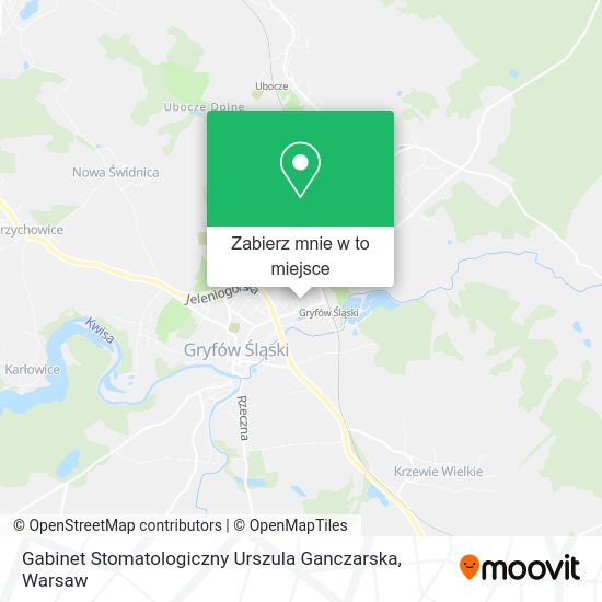 Mapa Gabinet Stomatologiczny Urszula Ganczarska