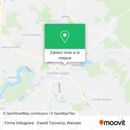 Mapa Firma Usługowa - Dawid Turowicz