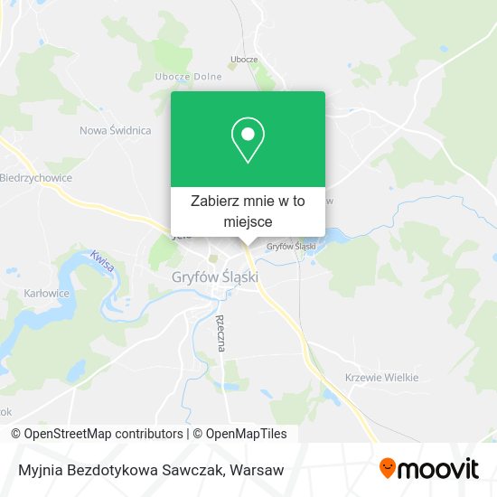 Mapa Myjnia Bezdotykowa Sawczak