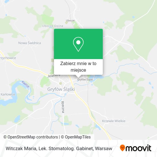 Mapa Witczak Maria, Lek. Stomatolog. Gabinet