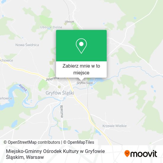 Mapa Miejsko-Gminny Ośrodek Kultury w Gryfowie Śląskim