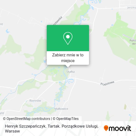 Mapa Henryk Szczepańczyk. Tartak. Porządkowe Usługi