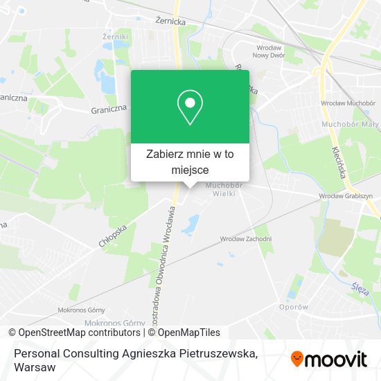 Mapa Personal Consulting Agnieszka Pietruszewska