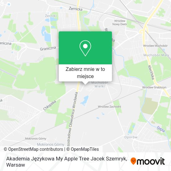 Mapa Akademia Językowa My Apple Tree Jacek Szemryk