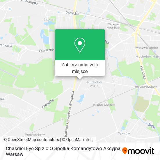 Mapa Chasdiel Eye Sp z o O Spolka Komandytowo Akcyjna