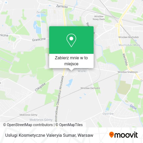 Mapa Usługi Kosmetyczne Valeryia Sumar