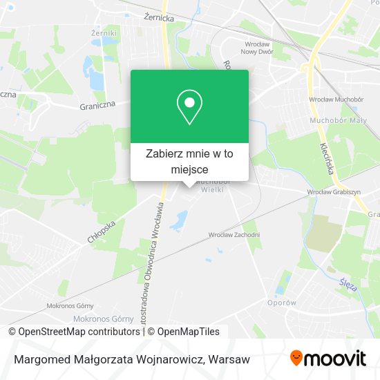 Mapa Margomed Małgorzata Wojnarowicz