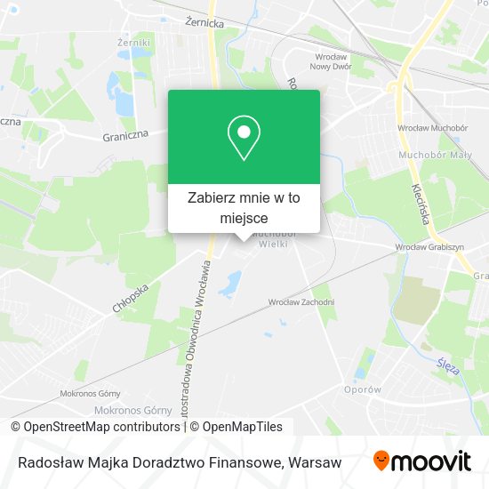 Mapa Radosław Majka Doradztwo Finansowe