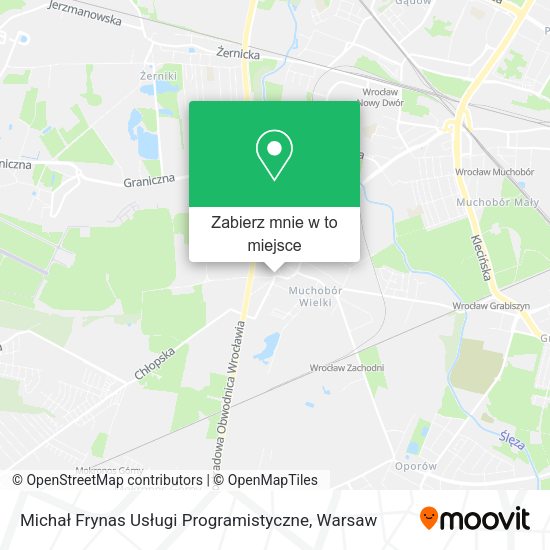 Mapa Michał Frynas Usługi Programistyczne