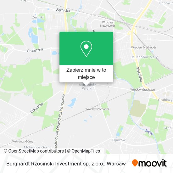 Mapa Burghardt Rzosiński Investment sp. z o.o.