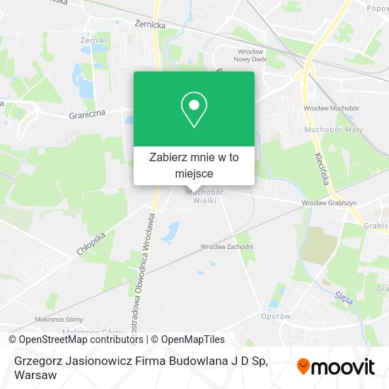 Mapa Grzegorz Jasionowicz Firma Budowlana J D Sp