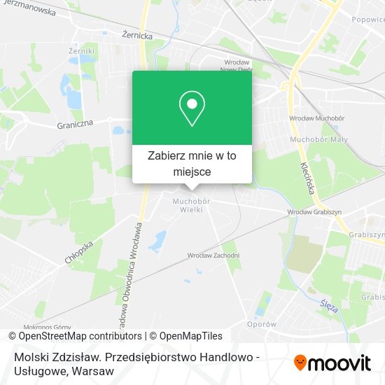 Mapa Molski Zdzisław. Przedsiębiorstwo Handlowo - Usługowe