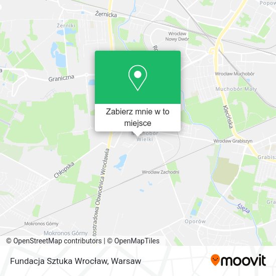 Mapa Fundacja Sztuka Wrocław