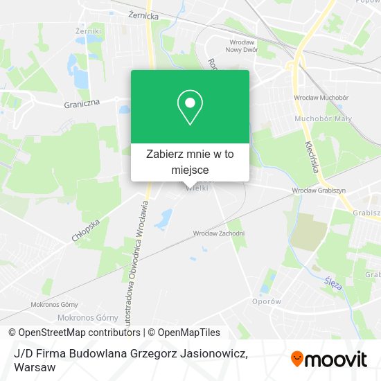 Mapa J / D Firma Budowlana Grzegorz Jasionowicz