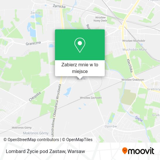 Mapa Lombard Życie pod Zastaw