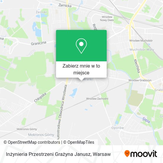 Mapa Inżynieria Przestrzeni Grażyna Janusz