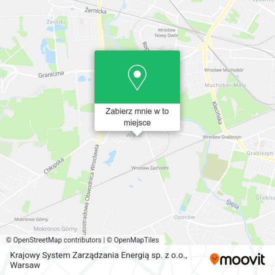 Mapa Krajowy System Zarządzania Energią sp. z o.o.