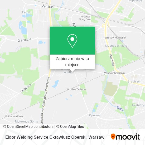 Mapa Eldor Welding Service Oktawiusz Oberski