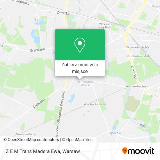 Mapa Z E M Trans Madera Ewa