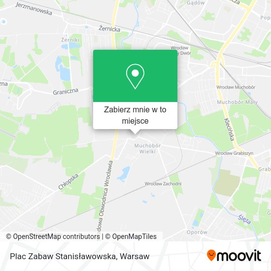 Mapa Plac Zabaw Stanisławowska