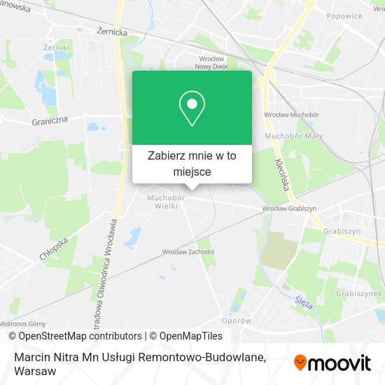 Mapa Marcin Nitra Mn Usługi Remontowo-Budowlane