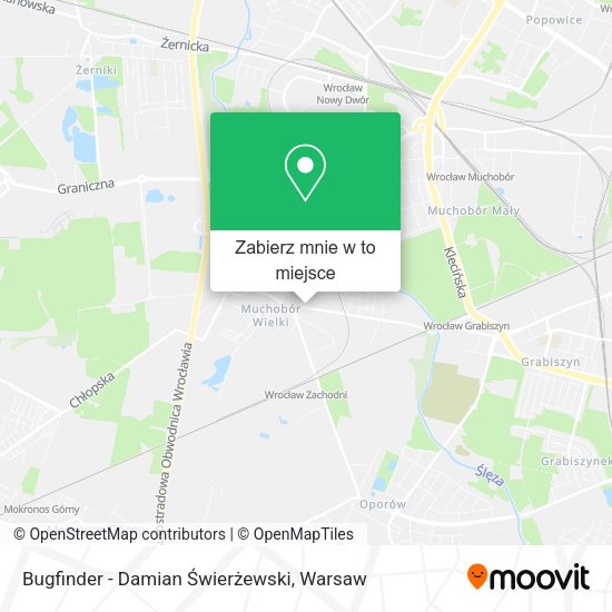 Mapa Bugfinder - Damian Świerżewski