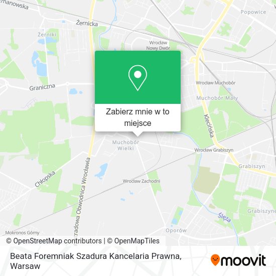 Mapa Beata Foremniak Szadura Kancelaria Prawna