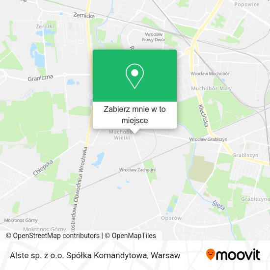 Mapa Alste sp. z o.o. Spółka Komandytowa