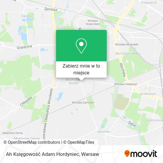 Mapa Ah Księgowość Adam Hordyniec