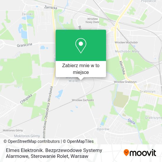 Mapa Elmes Elektronik. Bezprzewodowe Systemy Alarmowe, Sterowanie Rolet