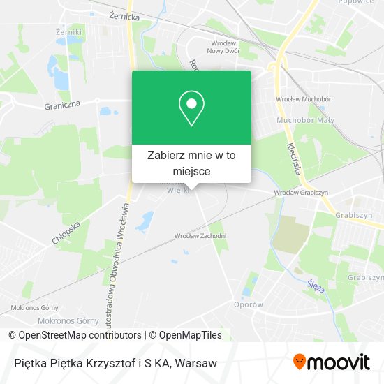 Mapa Piętka Piętka Krzysztof i S KA