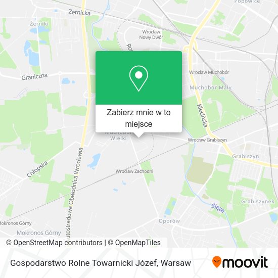 Mapa Gospodarstwo Rolne Towarnicki Józef