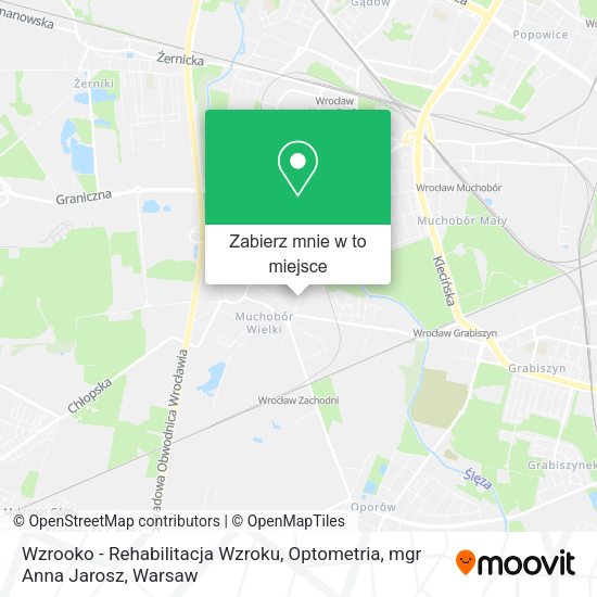 Mapa Wzrooko - Rehabilitacja Wzroku, Optometria, mgr Anna Jarosz