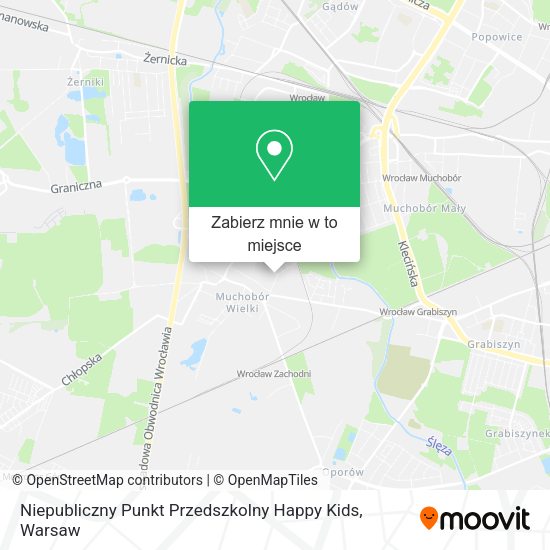 Mapa Niepubliczny Punkt Przedszkolny Happy Kids