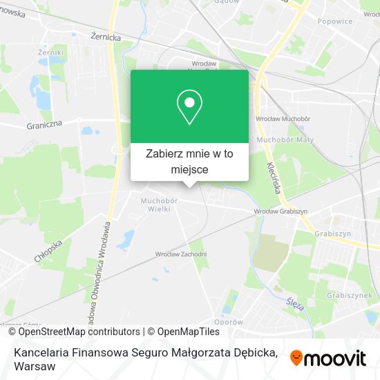 Mapa Kancelaria Finansowa Seguro Małgorzata Dębicka