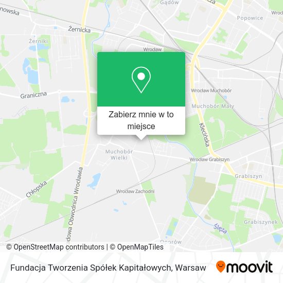 Mapa Fundacja Tworzenia Spółek Kapitałowych