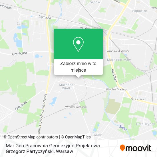 Mapa Mar Geo Pracownia Geodezyjno Projektowa Grzegorz Partyczyński