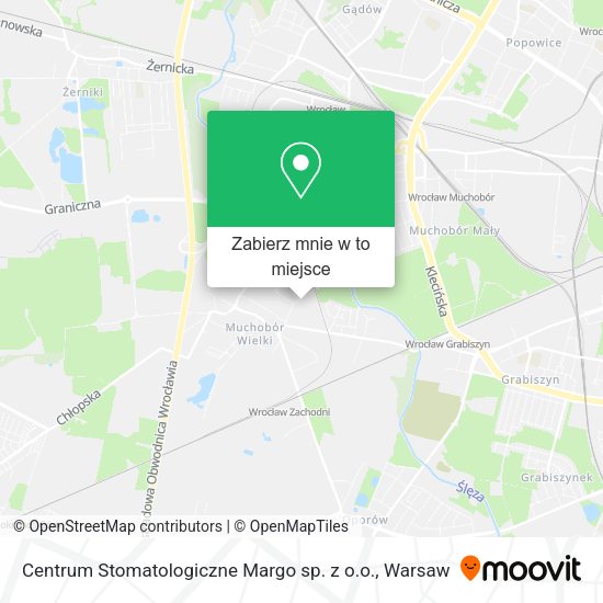 Mapa Centrum Stomatologiczne Margo sp. z o.o.