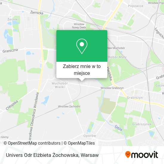 Mapa Univers Odr Elżbieta Żochowska