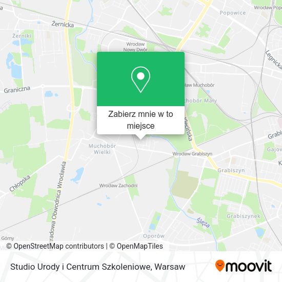 Mapa Studio Urody i Centrum Szkoleniowe