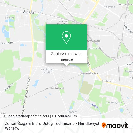 Mapa Zenon Ścigała Biuro Usług Techniczno - Handlowych