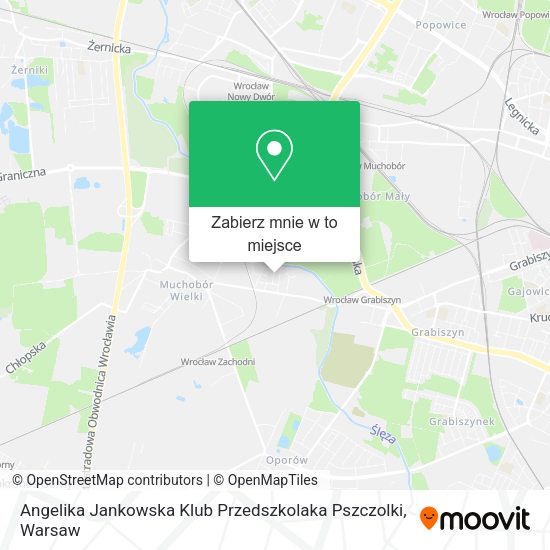 Mapa Angelika Jankowska Klub Przedszkolaka Pszczolki