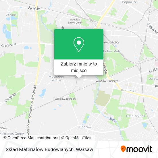 Mapa Skład Materiałów Budowlanych