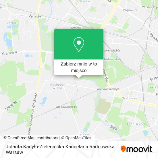 Mapa Jolanta Kadyło-Zieleniecka Kancelaria Radcowska