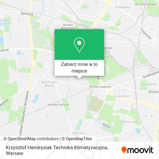 Mapa Krzysztof Hendrysiak Technika Klimatyzacyjna