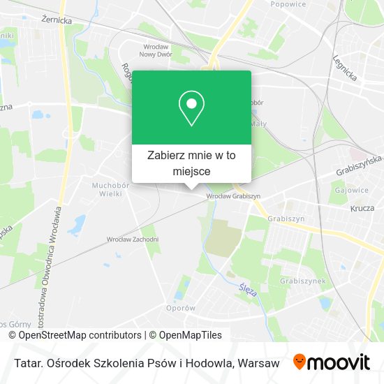 Mapa Tatar. Ośrodek Szkolenia Psów i Hodowla