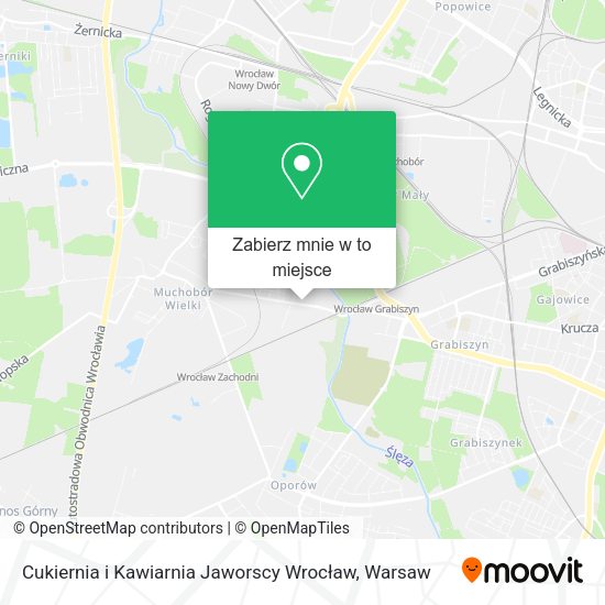 Mapa Cukiernia i Kawiarnia Jaworscy Wrocław