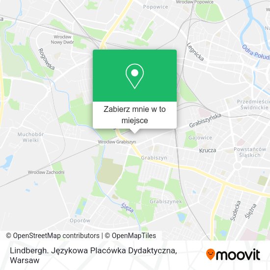 Mapa Lindbergh. Językowa Placówka Dydaktyczna